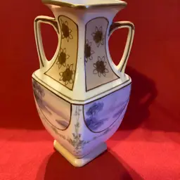 13. Antique 1981-1918 Porcelain Hand Painted Vase Nippon
