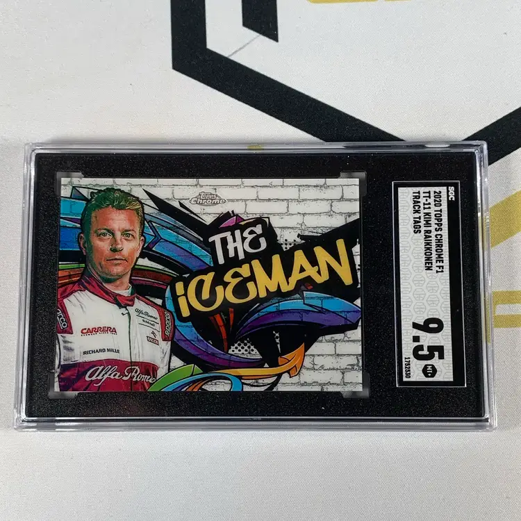 2020 Topps Chrome Kimi Raikkonen Track Tag 
