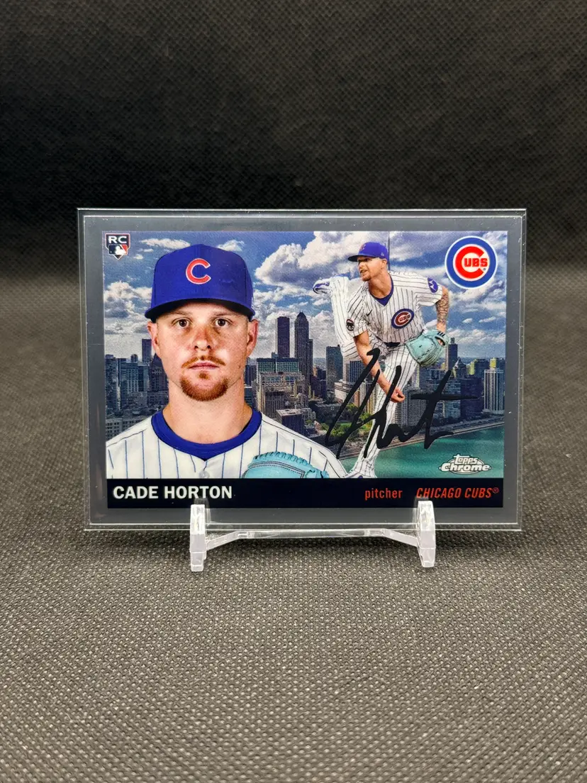 Cade Horton 2025 Topps Chrome Platinum Anniversary City Variation Rookie Card