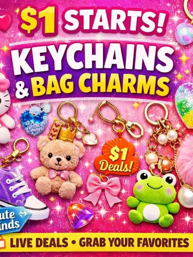 Fashion Keychains/Bag Charms, Pens,