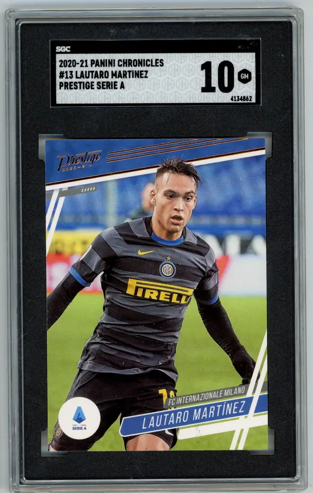 2020-21 Panini Chronicles LAUTARO MARTINEZ Prestige Series A #13 MILANO SGC 10 GM