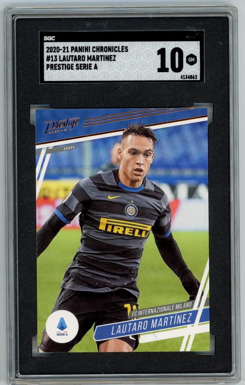 2020-21 Panini Chronicles LAUTARO MARTINEZ Prestige Series A #13 MILANO SGC 10 GM