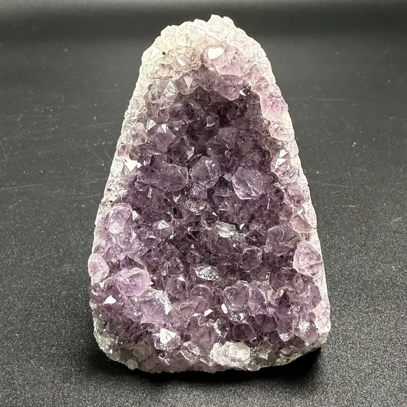 Natural Purple Amethyst Cluster Geode Stone Crystal Healing 3" 206g
