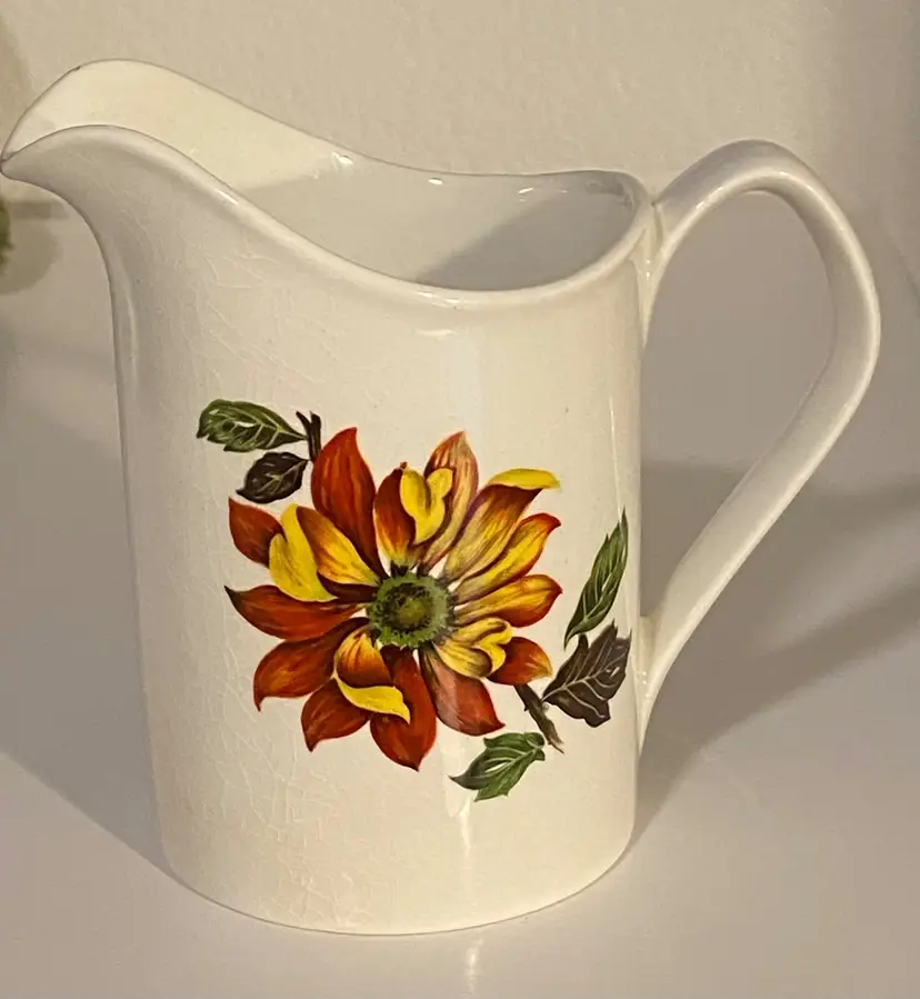 Vintage Johnson Brothers Cabana Milk Jug, 1960's