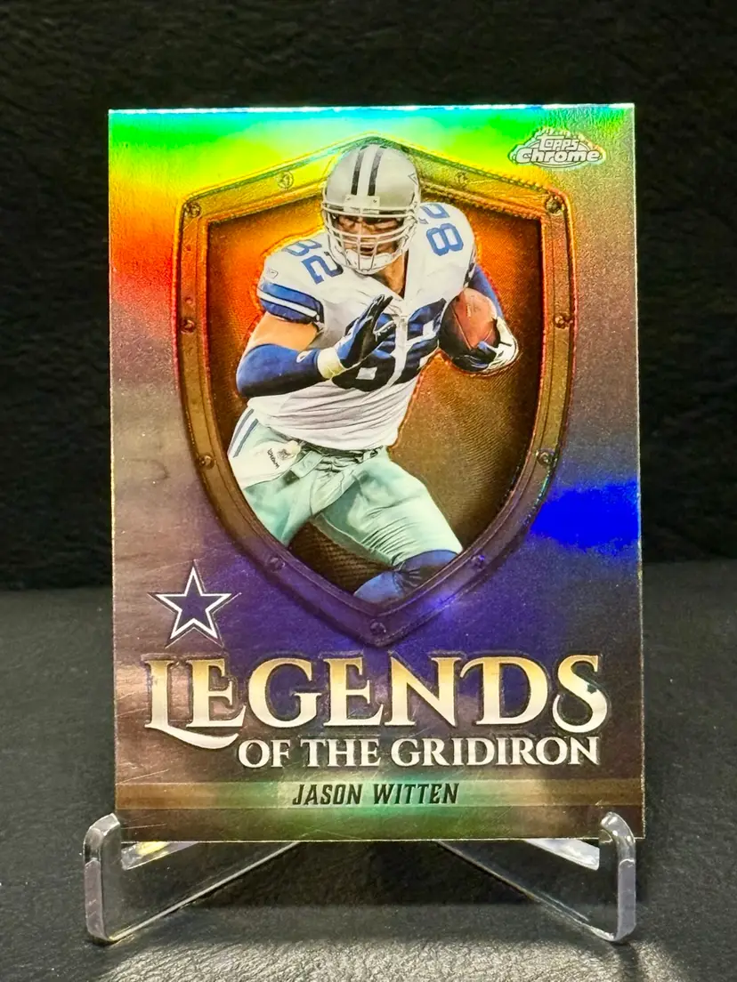 Jason Witten 2025 Topps Chrome LOG-31 Legends of the Gridiron Refractor Dallas Cowboys