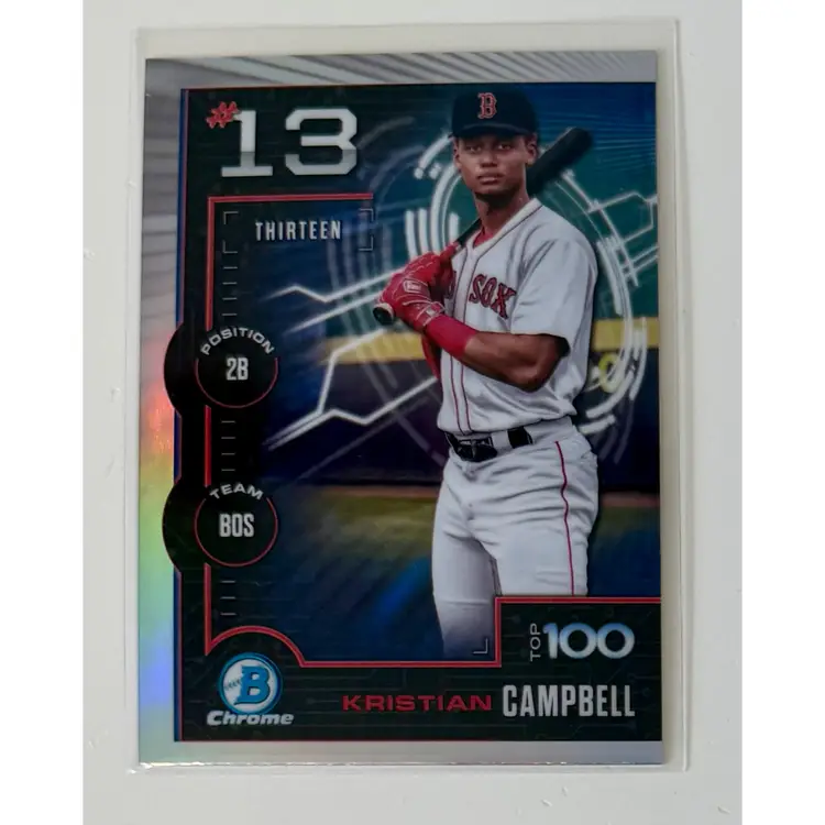 Kristian Campbell Bowman Scouts Top 100 Boston Red Sox