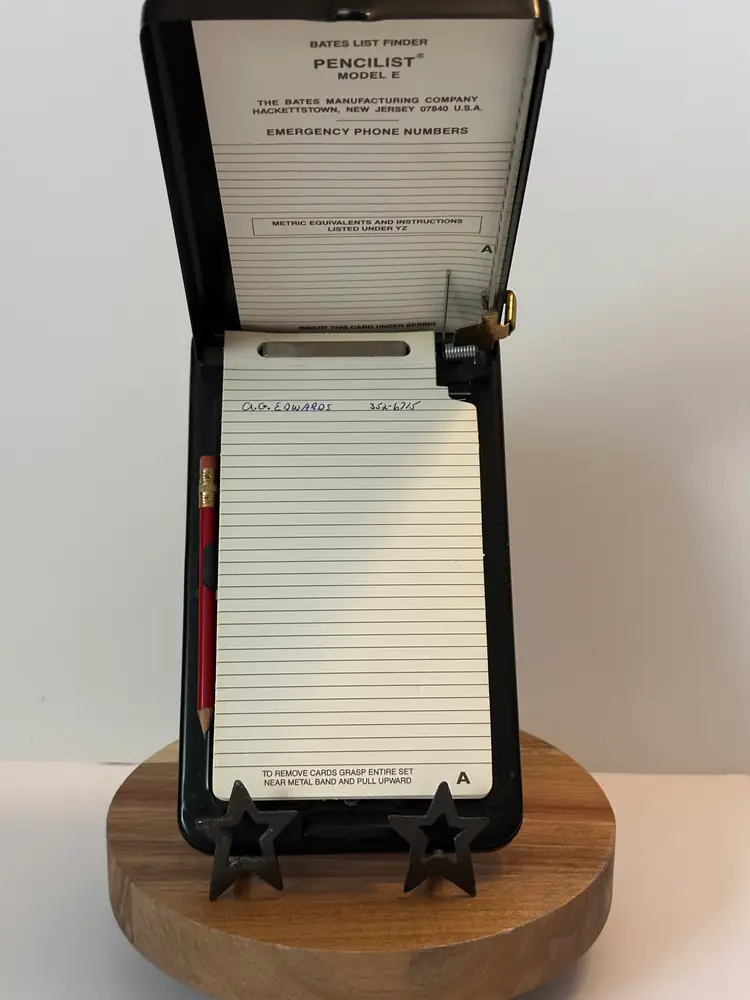 🫎 Vintage Bates Address Organizer