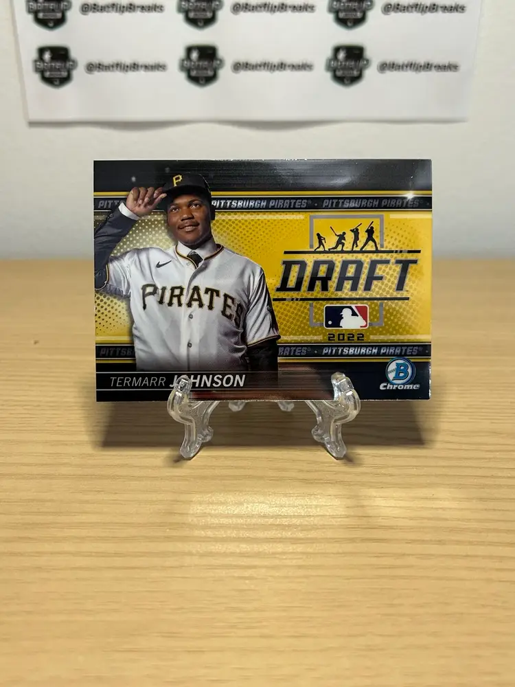 Termarr Johnson 2022 Bowman Draft Night Insert #BDN-2 Pittsburgh Pirates