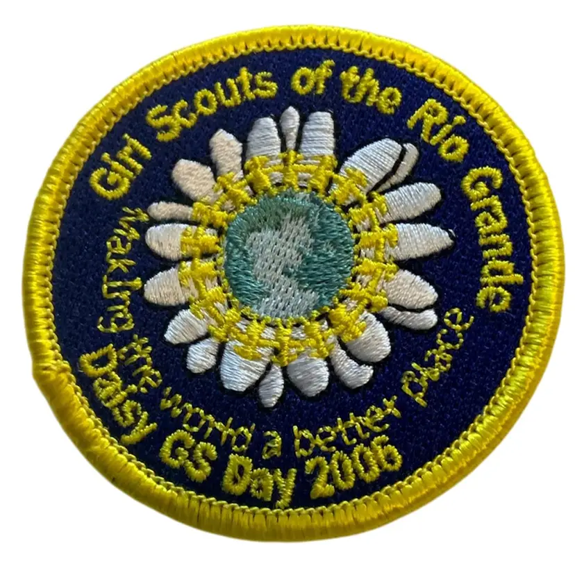 Vintage Scouting Fun Patch : Girl Scout Of The Rio Grande Council - Daisy 🌼 Girl Scout Day 2006 Making The World A Better Place
