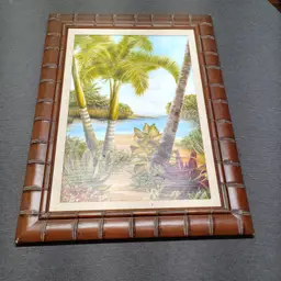 Lisa Sparling Tropical Lagoon I & II Signed Art Prints Set Limited Ed 758 & 743