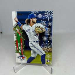 Bo Bichette #HW94 RC Topps Holiday Rookie Card Toronto Blue Jays