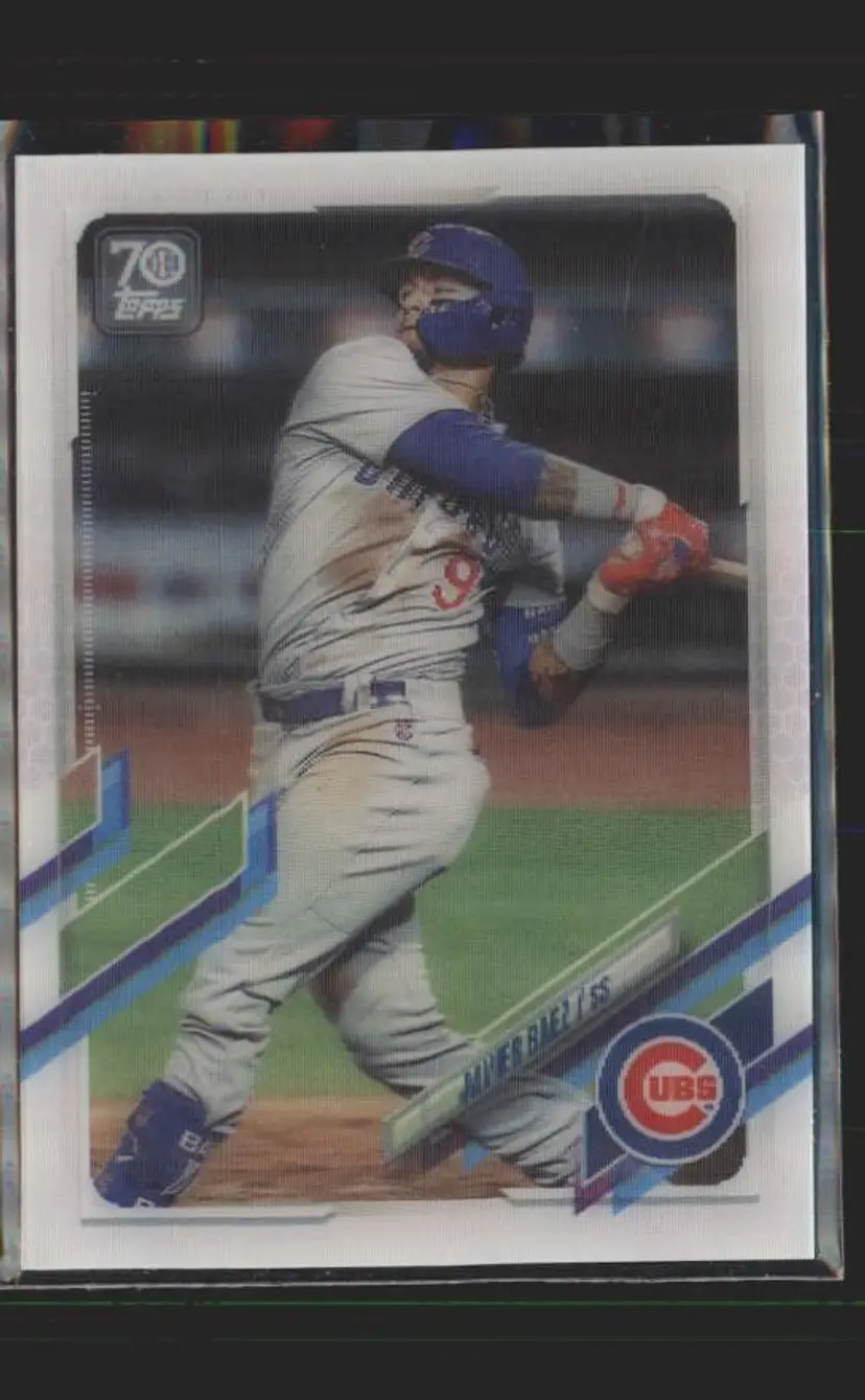 2021 Topps On-Demand Set 6: MLB 3D #322 Javier Baez - (138) - Chicago Cubs