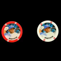 Jose Bautista 2015 Topps Chipz Red & White Poker Chip Toronto Blue Jays