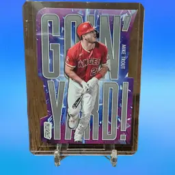Mike Trout 2023 Stadium Club Goin’ Yard Die Cut 