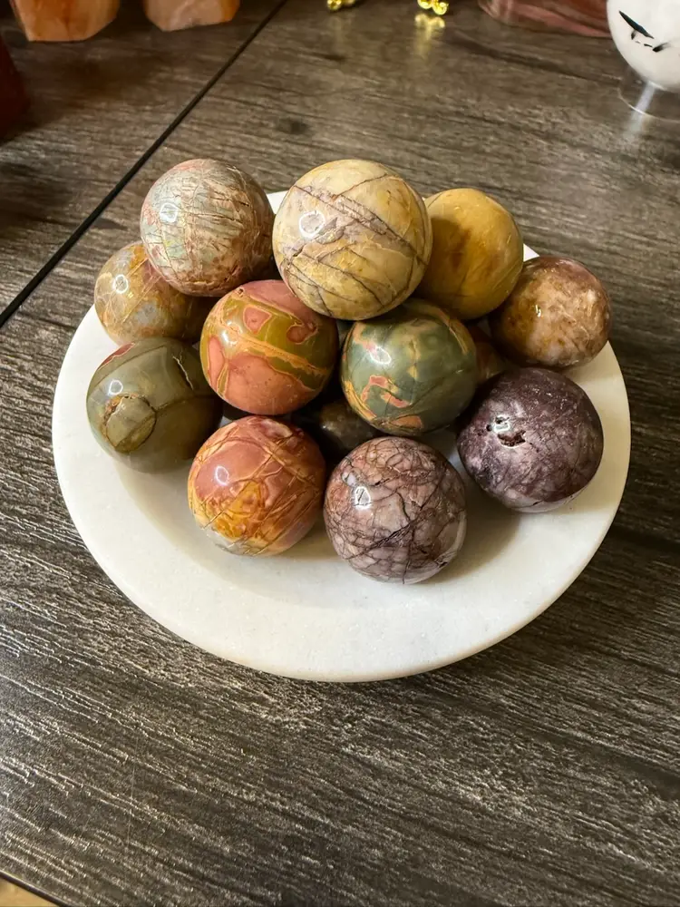 Mini Cherry Creek Jasper Sphere 22mm