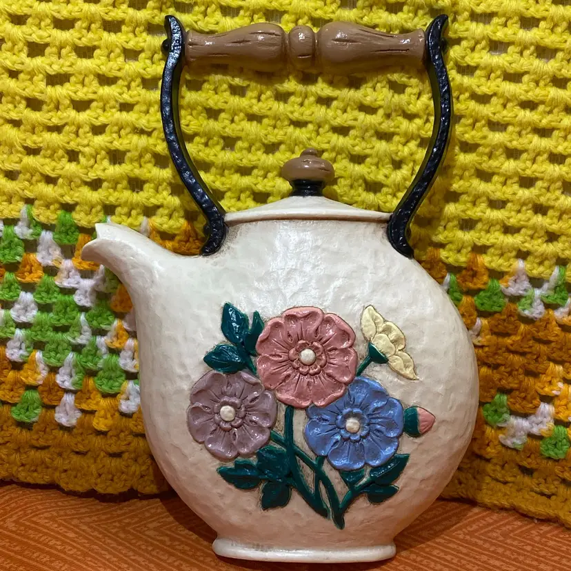 Teapot Burwood Plastic MADE IN THE USA Wall Decor