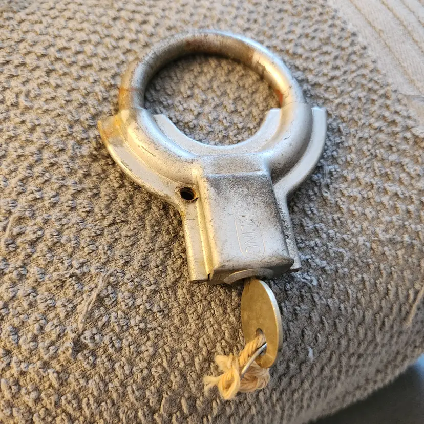 Antique Gas Tank Lock 'Sterling Co. Minneapolis MN