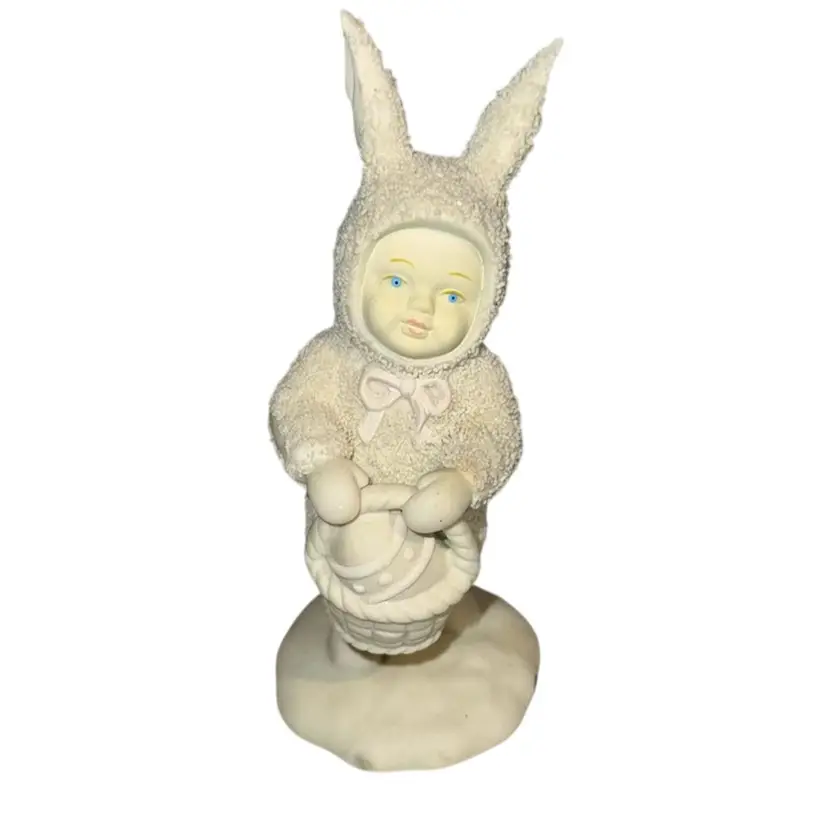 Department 56 Snowbabies “A Tisket, A Tasket” Porcelain Figurine
