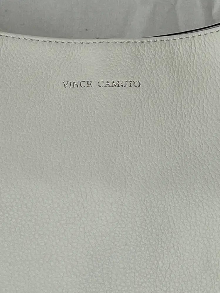 Vince Camuto White Leather Tote Shoulder Bag