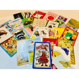 Vintage Playing Card Lot – 20 Pack – Junk Journal Ephemera, Altered Art, Scrapbook Supply, Retro Mixed Media Bundle