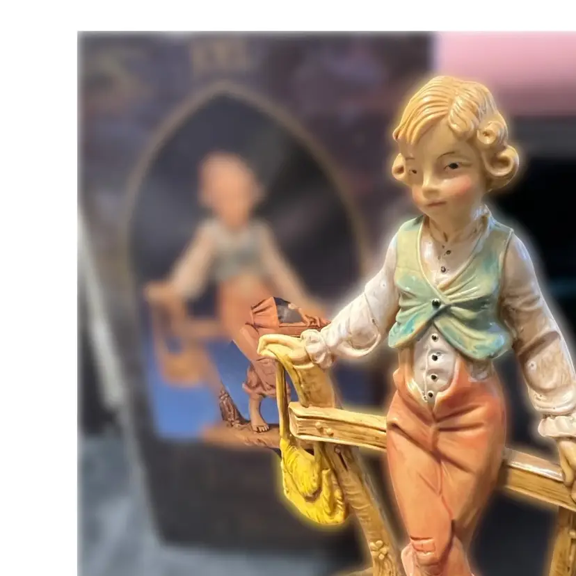 Joel- Vintage Fontanini Heirloom Collection Religious/Nativity figure, hand-painted resin. Bagni di Lucca, Italy , Original Box
