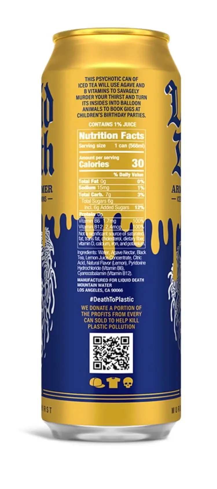 Liquid Death Armless Palmer