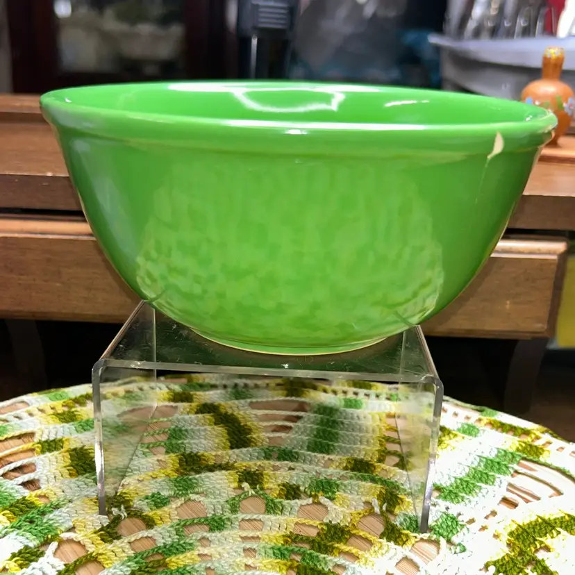 Vintage Green Oxford Ware Mixing Bowl 1937-1961