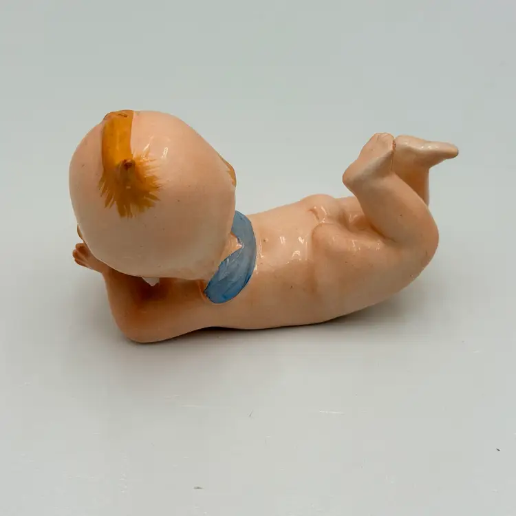 Porcelain Vintage Lounging Kewpie With Attitude Figurine