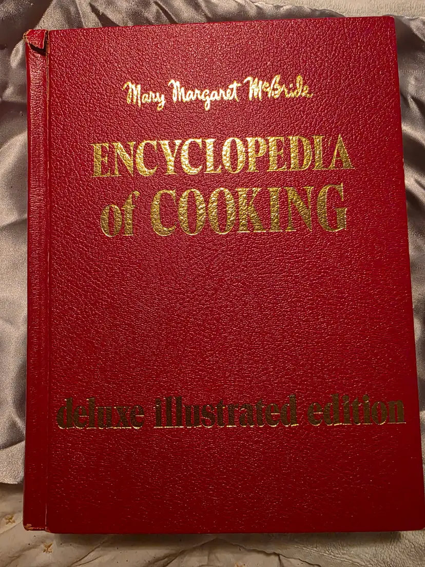 Mary Margaret McBride  Encyclopedia of Cooking  Deluxe Illustrated Ed 1959 vol 1