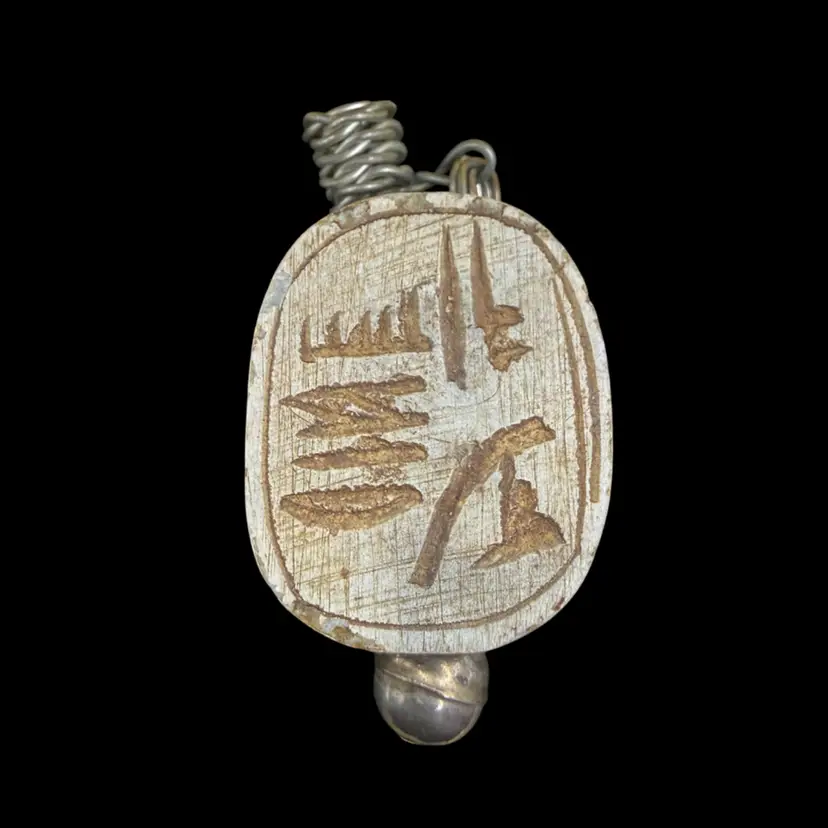 Vintage Egyptian Revival Scarab Pendent