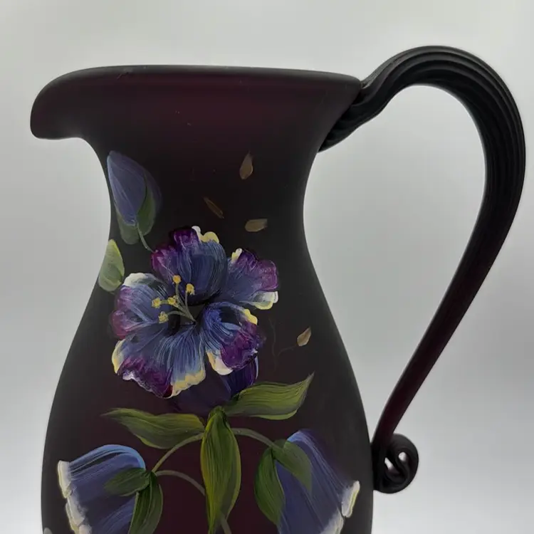 Fenton 2006 Aubergine Moonstruck Bluebells Pitcher 7374 EU