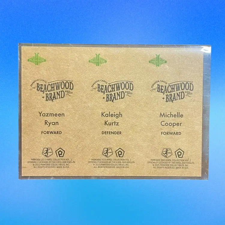 2025 Parkside NWSL Vol. 2 Cooper Kurtz Ryan Beachwood