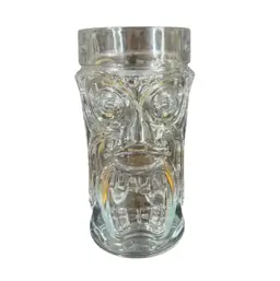 022. Anchor Hocking “Screaming Tiki” Mug 6.25” x 3”