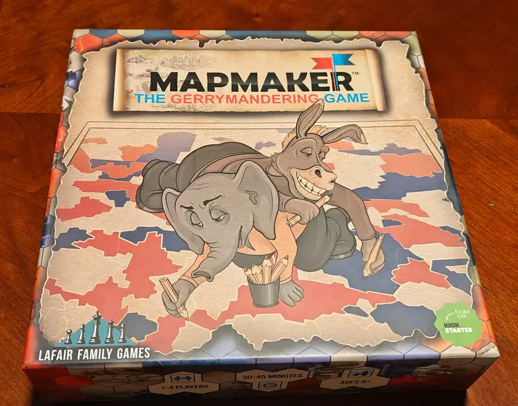 Mapmaker: The Gerrymandering Game