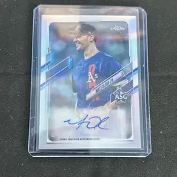 2021 Topps Chrome Update ASG Refractor   Auto Matt Olson