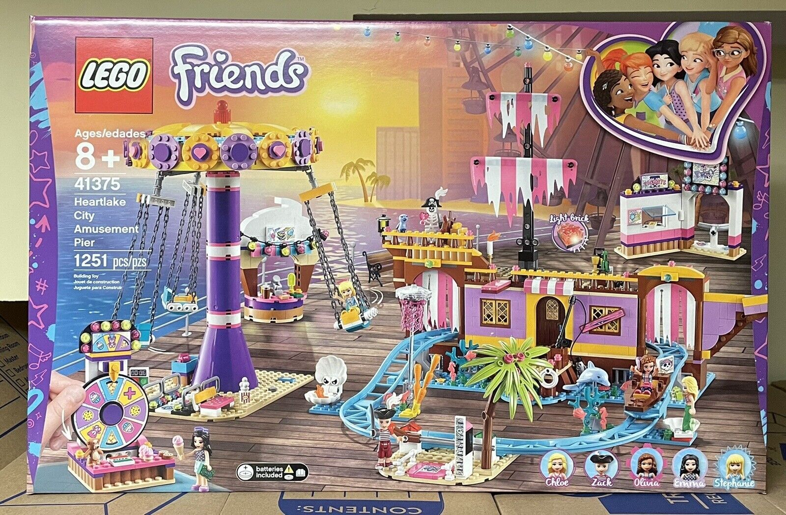 LEGO 41375 Friends Heartlake City Amusement Pier, Brand New & Sealed