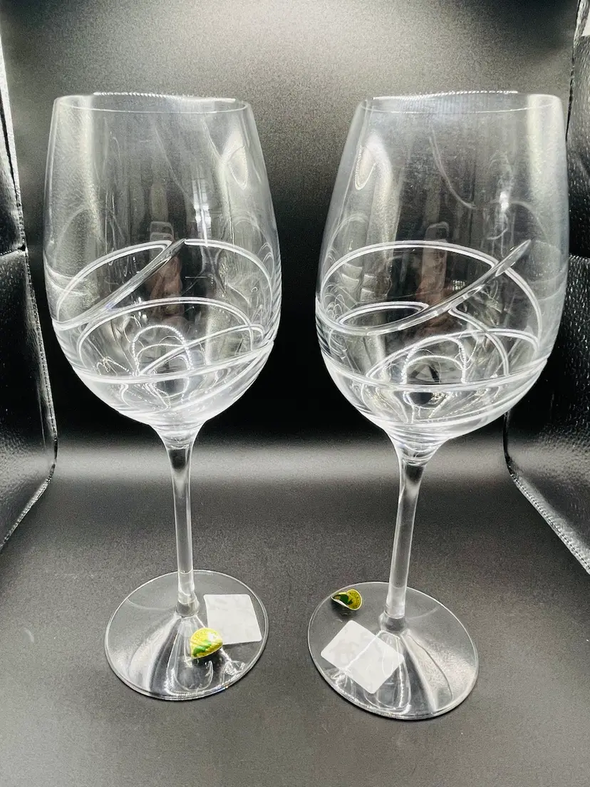 Waterford Crystal Ballet Ribbon Essence Wine Glasses