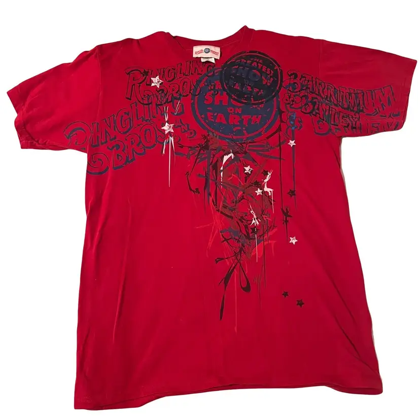 Ringling Bros Circus T-Shirt - The Greatest Show on Earth - Size L - 100% Cotton