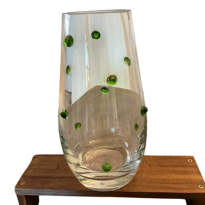 Southern Living At Home Verde Art Glass Vase