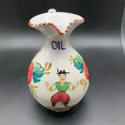 Oil Cruet Marked Italy