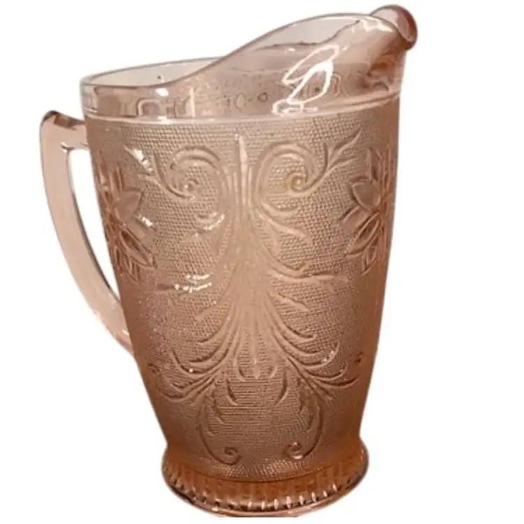 Indiana Glass Tiara Exclusive Pink Glass Pitcher