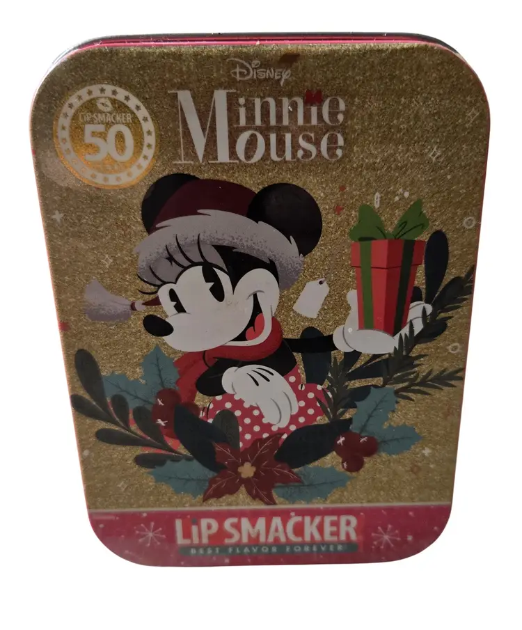 Lip Smacker Disney Minnie Mouse Lip Balm in Gift Tin Box 3 Pack