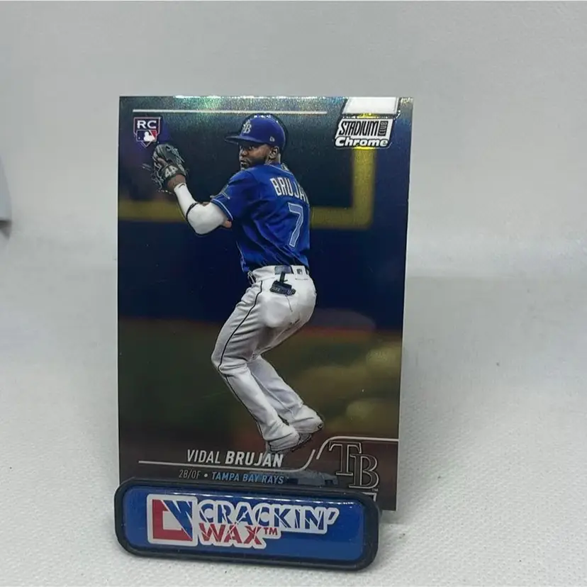 2022 Topps Stadium Club Chrome Vidal Brujan Rookie Tampa Bay Rays 