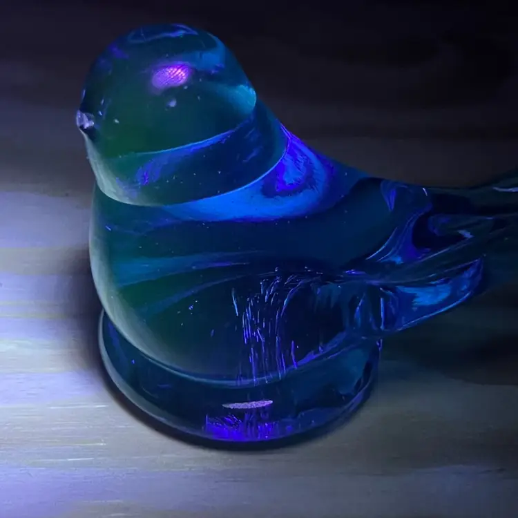 Leo Ward Blue Bird Of Happiness Signed And Dated 1986 3.5”x 2.5”