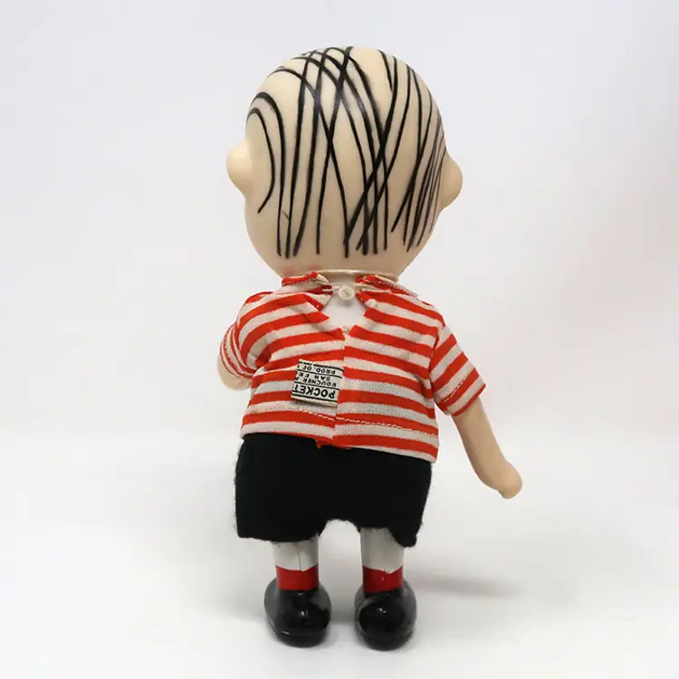 Linus Pocket Doll with Original Blanket and Bag - Peanuts Comic Strip