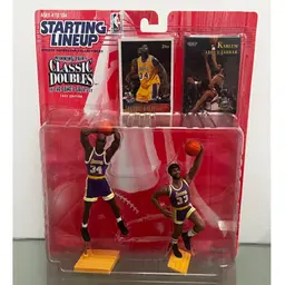 Shaquille O’Neal & Kareem Abdul-Jabbar 1997 Starting Lineup Classic Doubles (New in Box) – Los Angeles Lakers