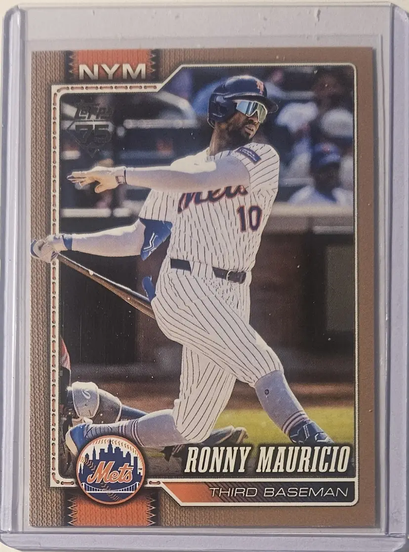 2026 Topps Series 1 Gold Ronny Mauricio 0318/2026