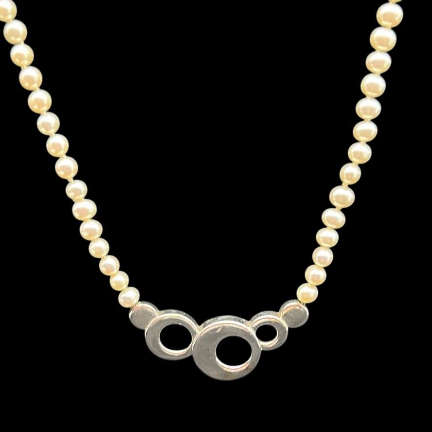 Niknax · Misaki Monaco Cultured Pearl Necklace with Sterling
