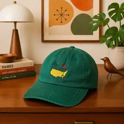 VTG Masters Augusta National Leather Strap Back Golf Hat American Needle Cap USA