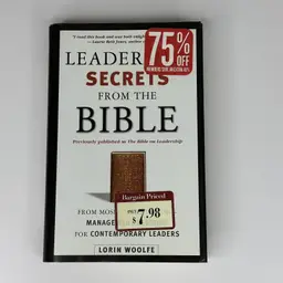 Leadership Secrets From the Bible By Lorin Woolfe Hardcover - Good